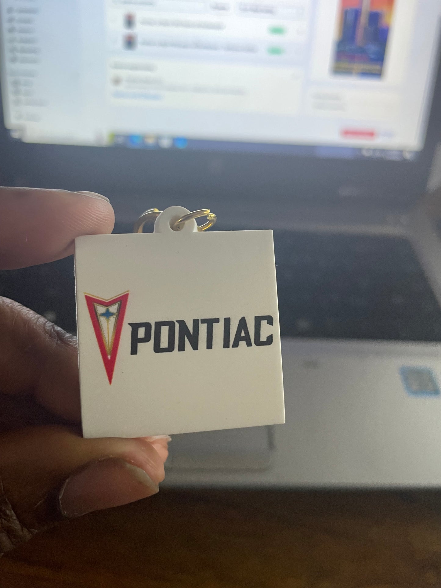 Pontiac 100th year Bronze Tribe Membership! - Symbolic Share and Supporters Keychain