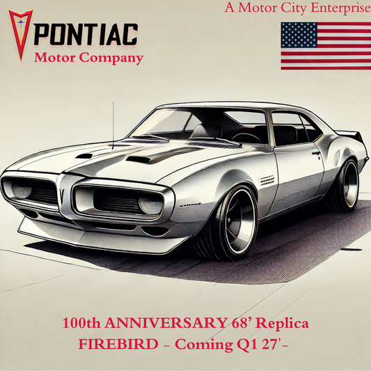 Pontiac MC FIREBIRD Pre-order - Preorder Access to 2026-27 Pontiac MC Firebird with Reimagined Pontiac V8.